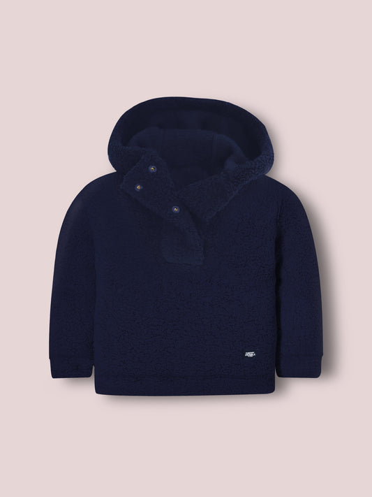 Cherry Crumble Joy Chic Navy Sweatshirt