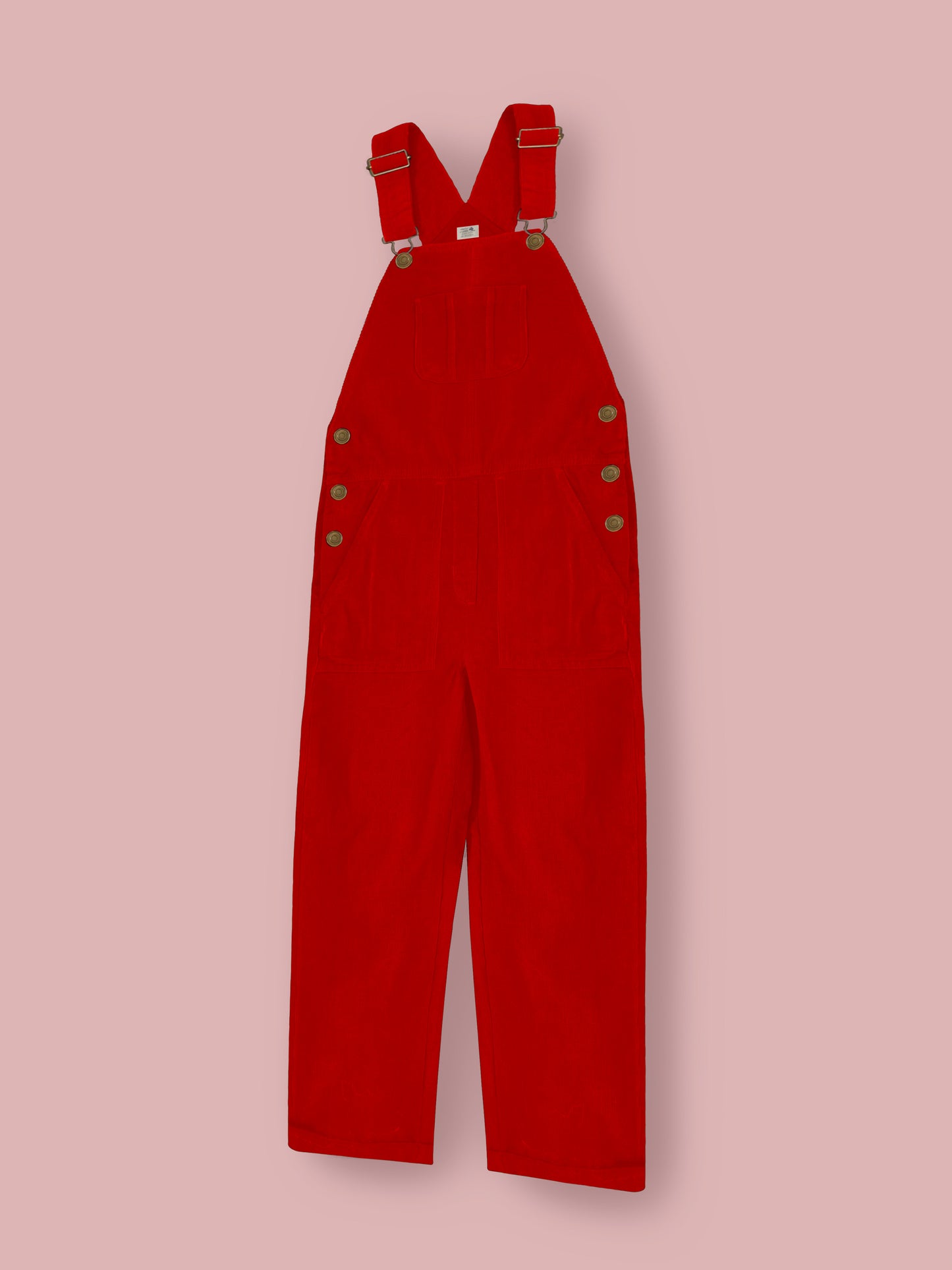 Girls Peach Cotton Dungaree – Classic Summer Fit