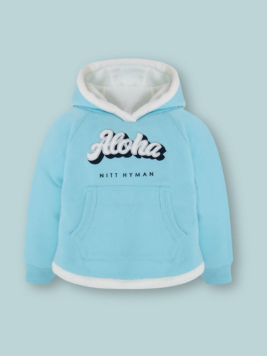 Sky Blue Reversible Hoodie