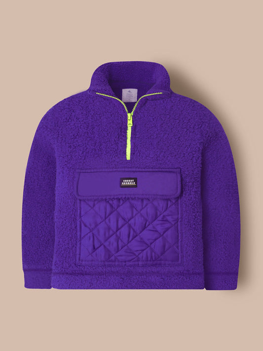 Cherry Crumble Violet Sunny Joy Bubbly Polished Sweatshirt