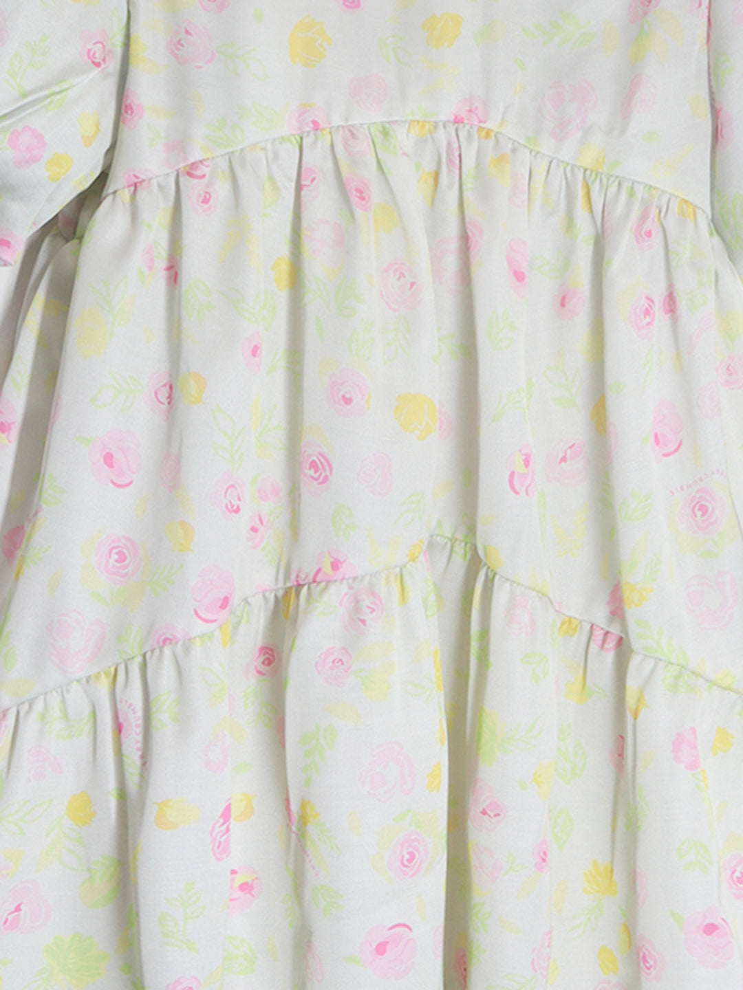 Cherry Crumble Mint Floral Printed Snug Summer Dress