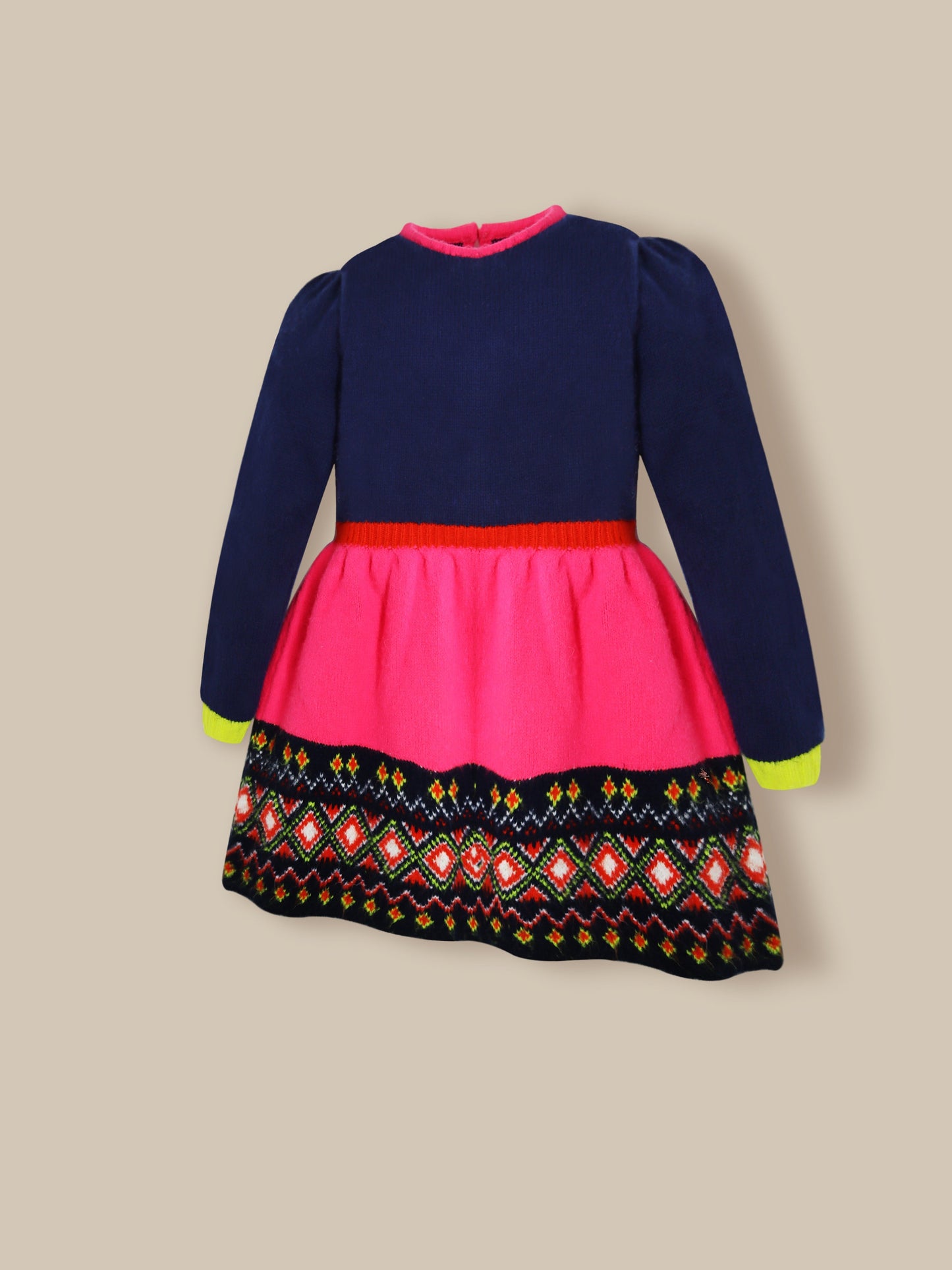 Cherry Crumble Winter Multicolor Bloom Dress