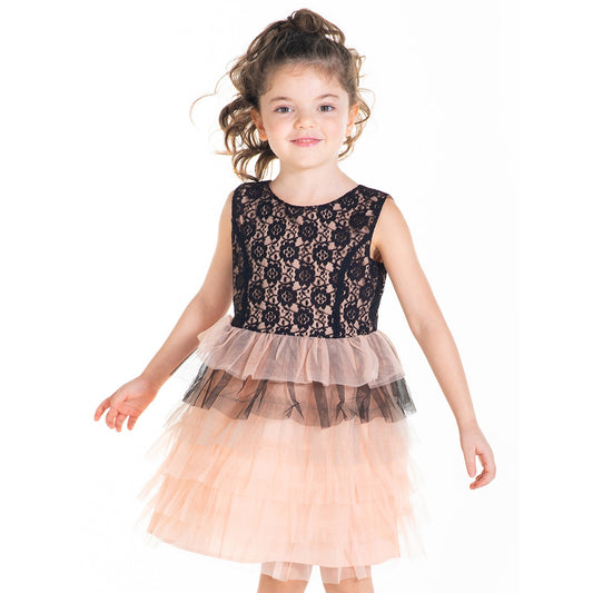 Cherry Crumble Peach Cut & Sew Trendy Classic Summer Dress