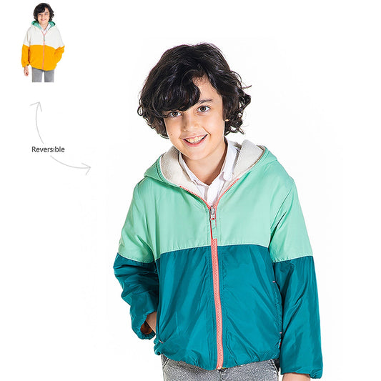 Cherry Crumble Green Cut & Sew Snuggle-Trendy Winter Jacket