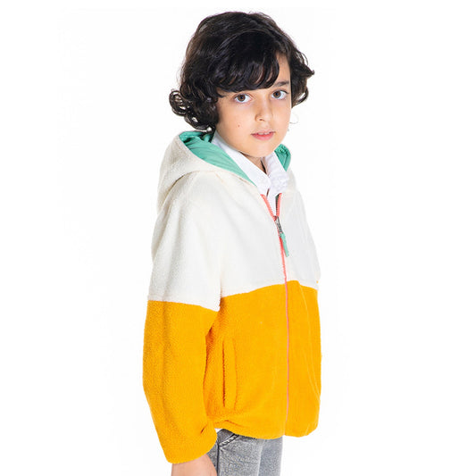 Cherry Crumble Green Cut & Sew Snuggle-Trendy Winter Jacket