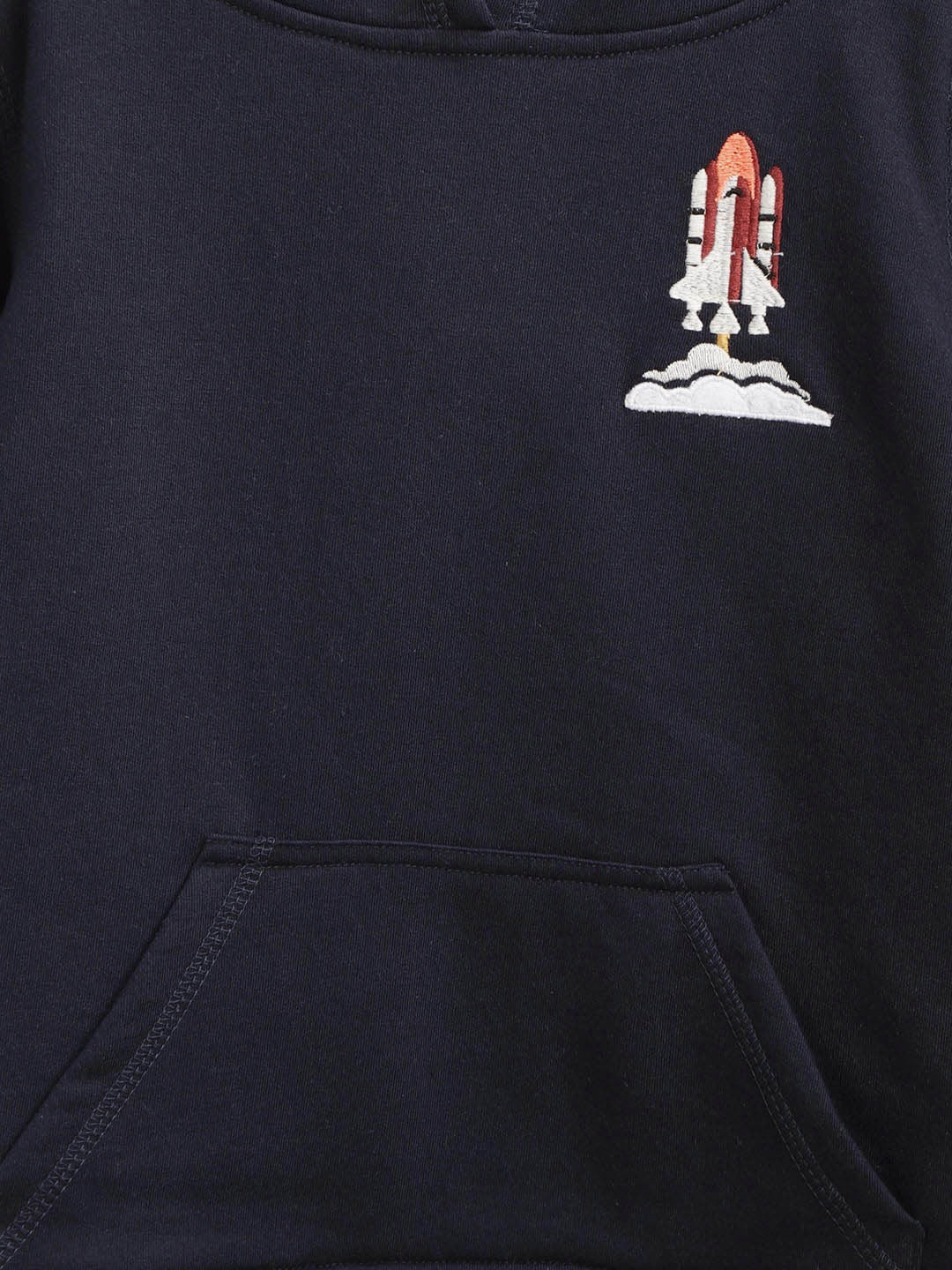 Navy Snuggle Appliqué Sweatshirt