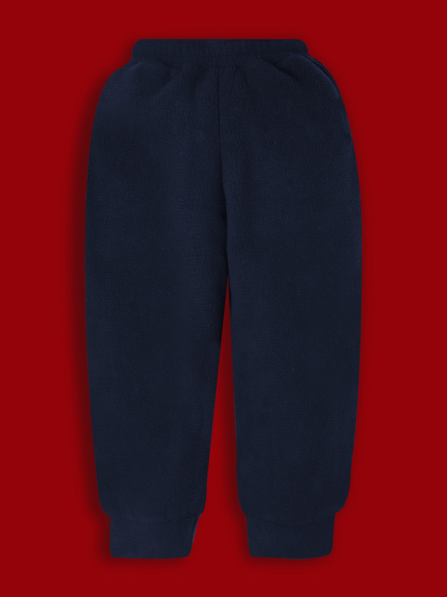 Cherry Crumble Navy Solid Applique Adorable Smart Nightsuit