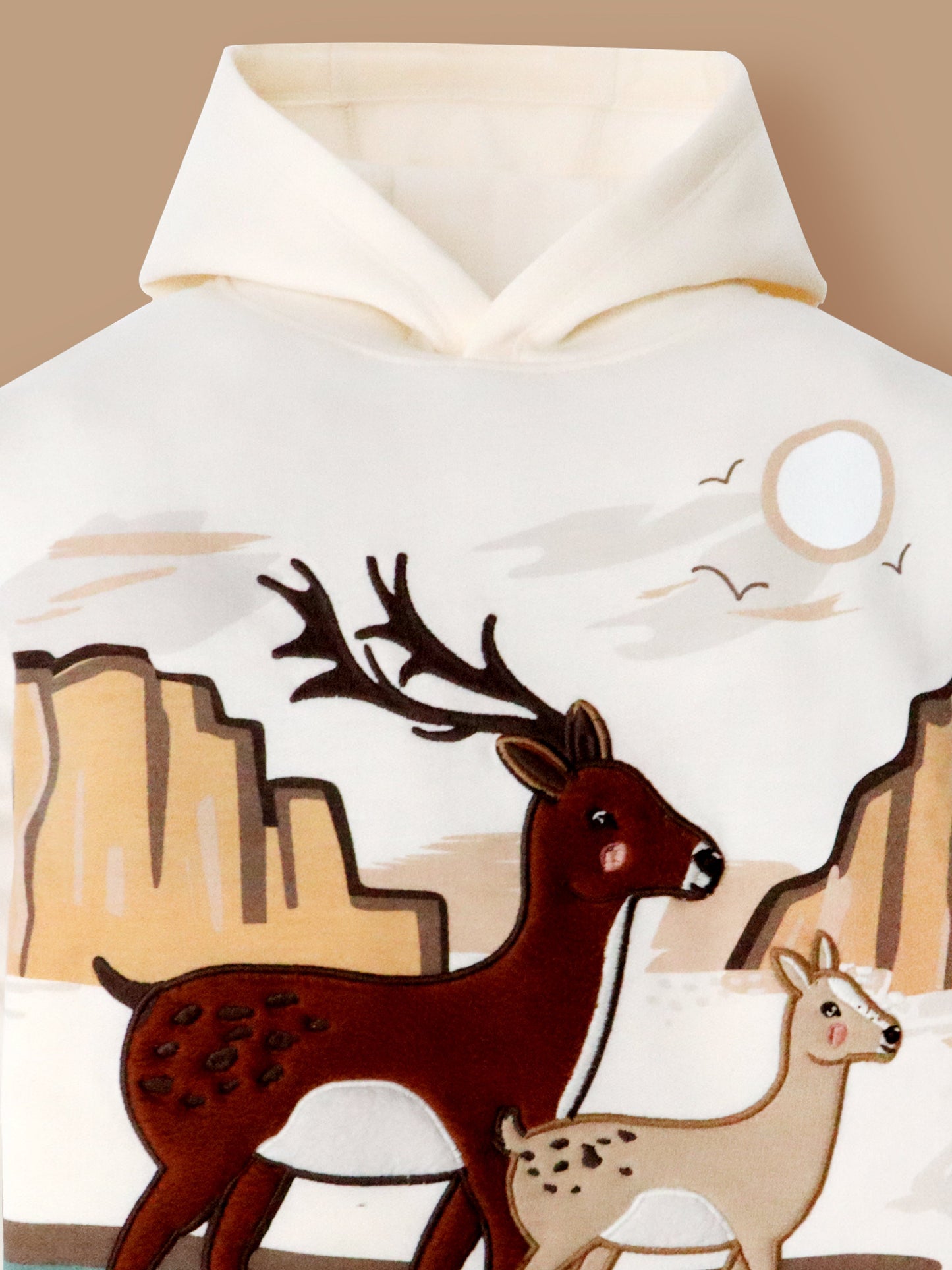 Cherry Crumble Snowy Dream Joyful Cream Sophisticated Sweatshirt