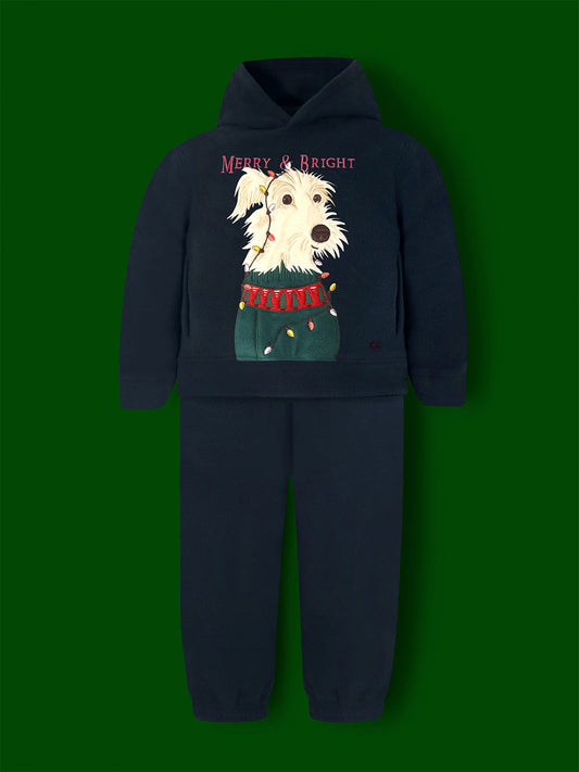 Cherry Crumble Frost Glow Joyful Dark Grey Gleaming Sweatshirt Set