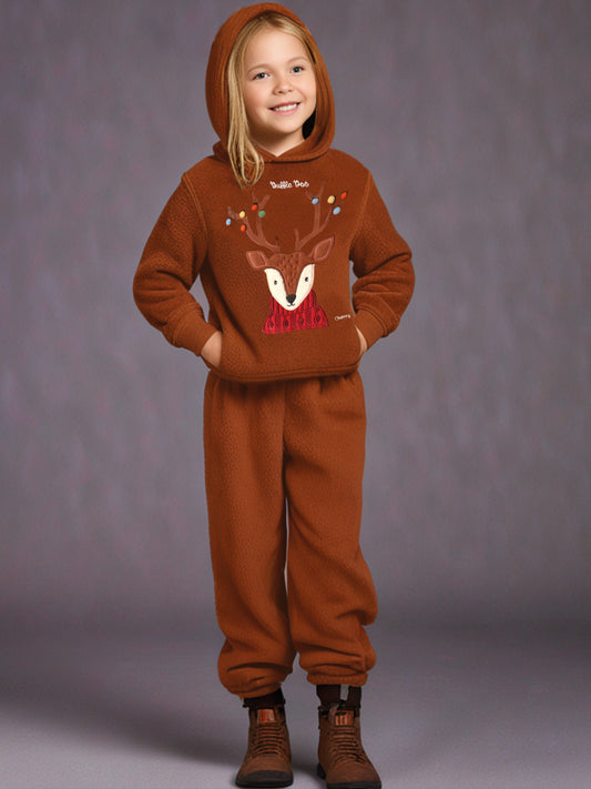 Cherry Crumble Brown Frosty Sweetie Pristine Sweatshirt Set