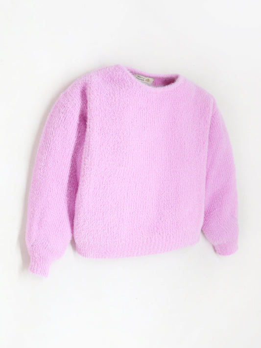 Cherry Crumble Pink Intarsia Lovely Sweater