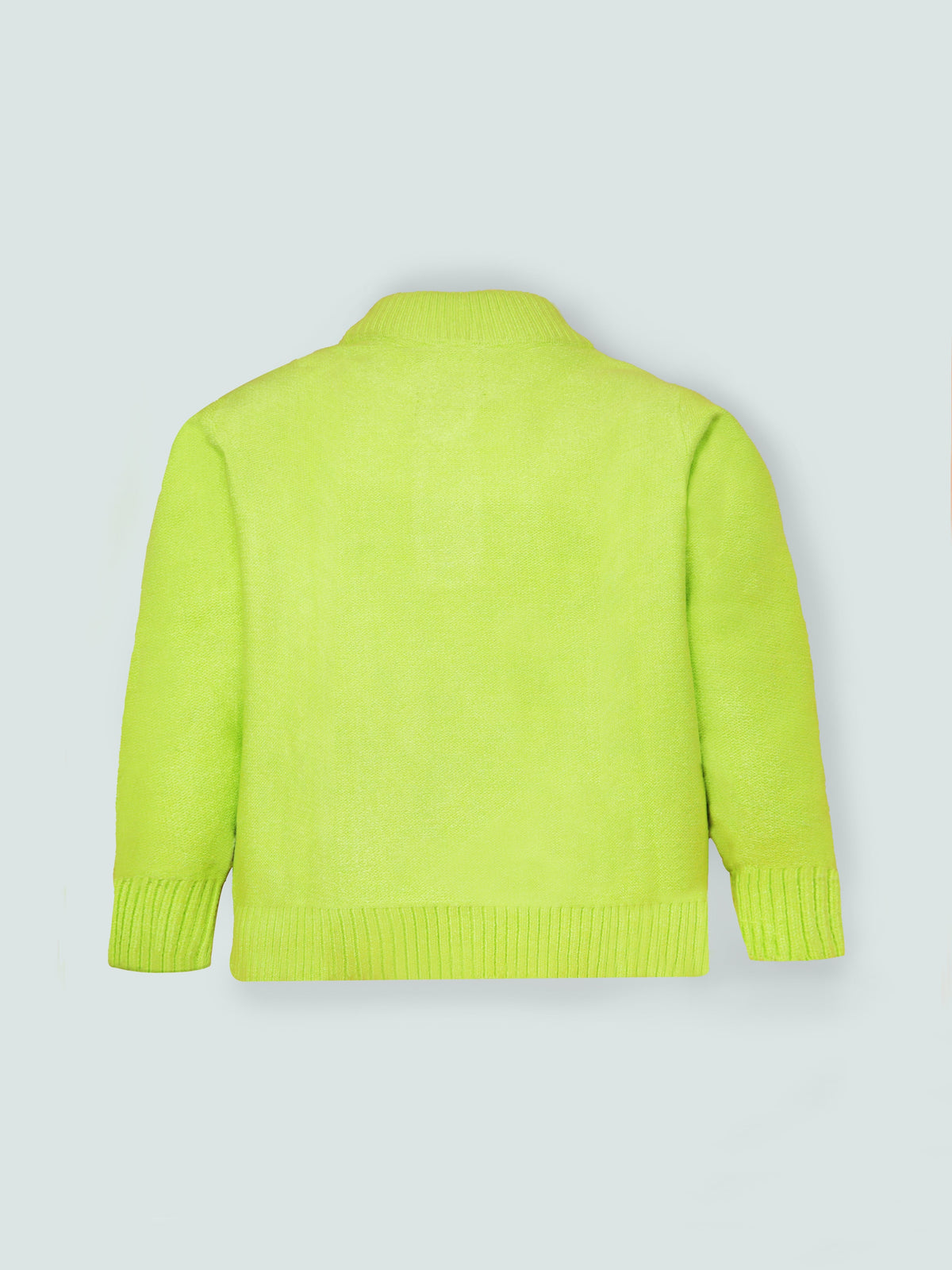 Cherry Crumble Green Cable Knit Cute Stylish Sweater