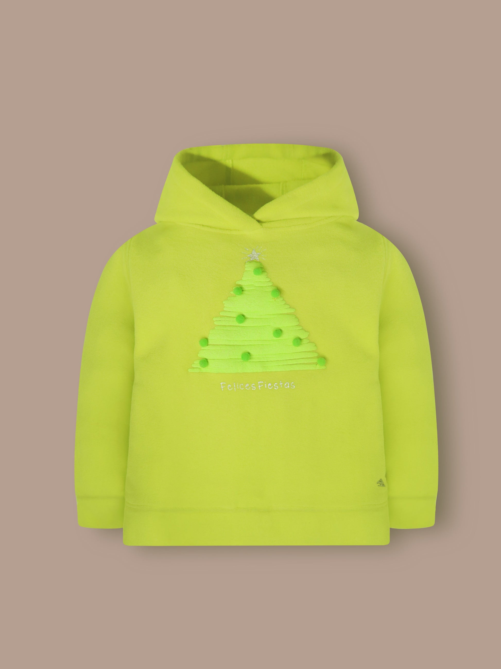 Cherry Crumble Comfy Green Hoodie