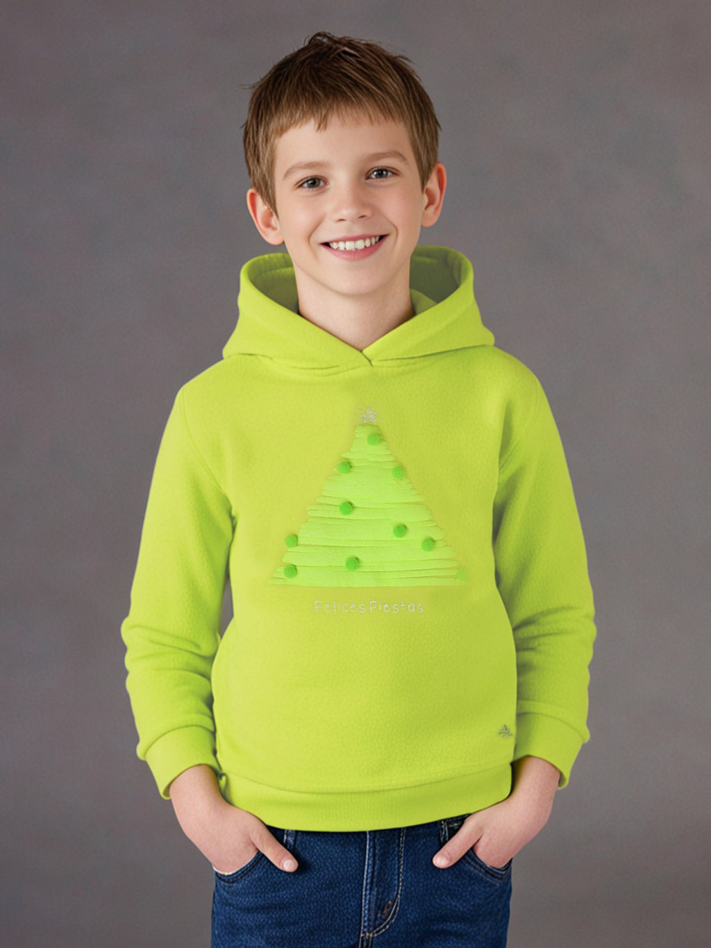 Cherry Crumble Comfy Green Hoodie