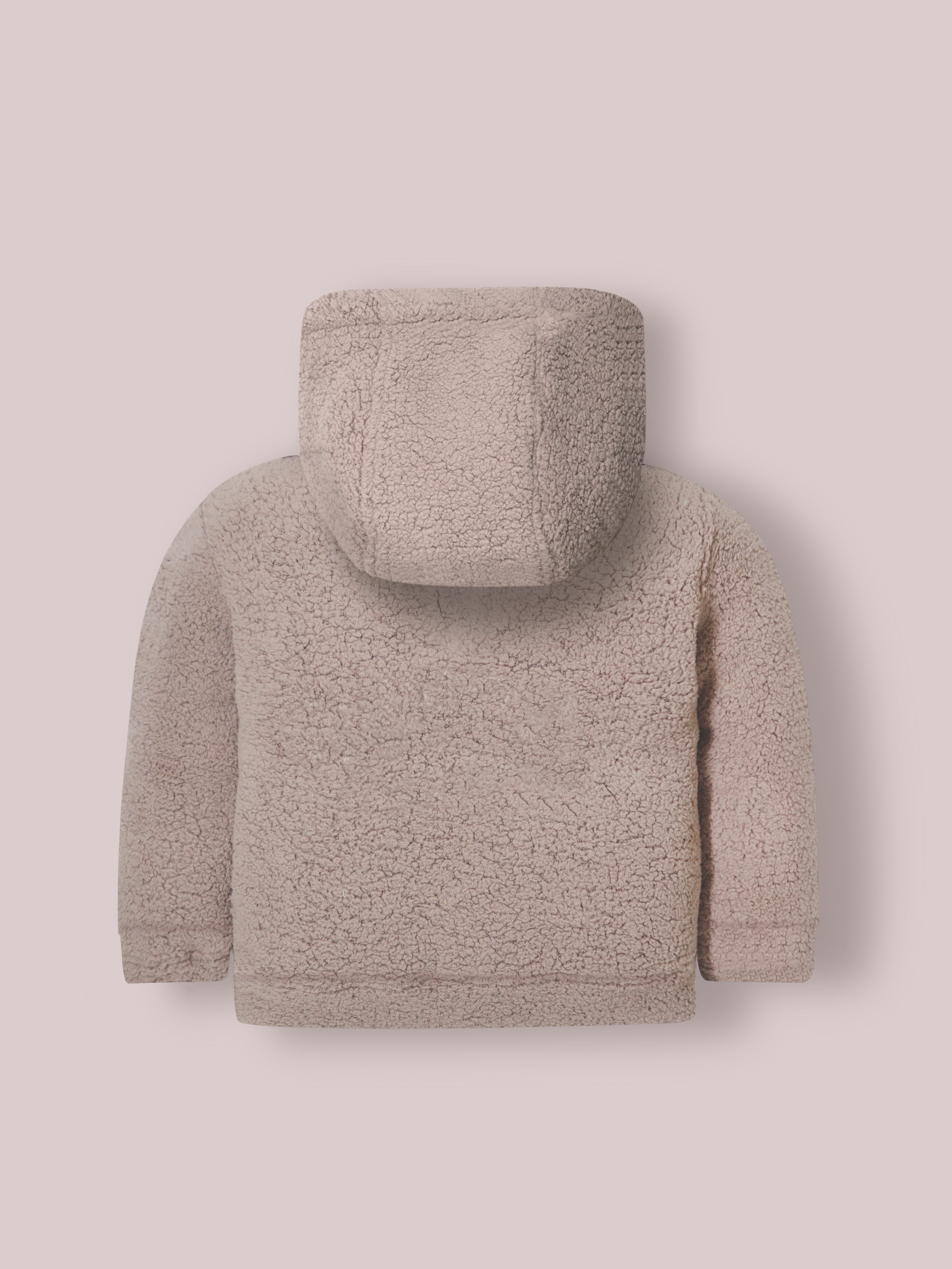 Cherry Crumble Brown Placket With Button Twinkle Sweatshirt