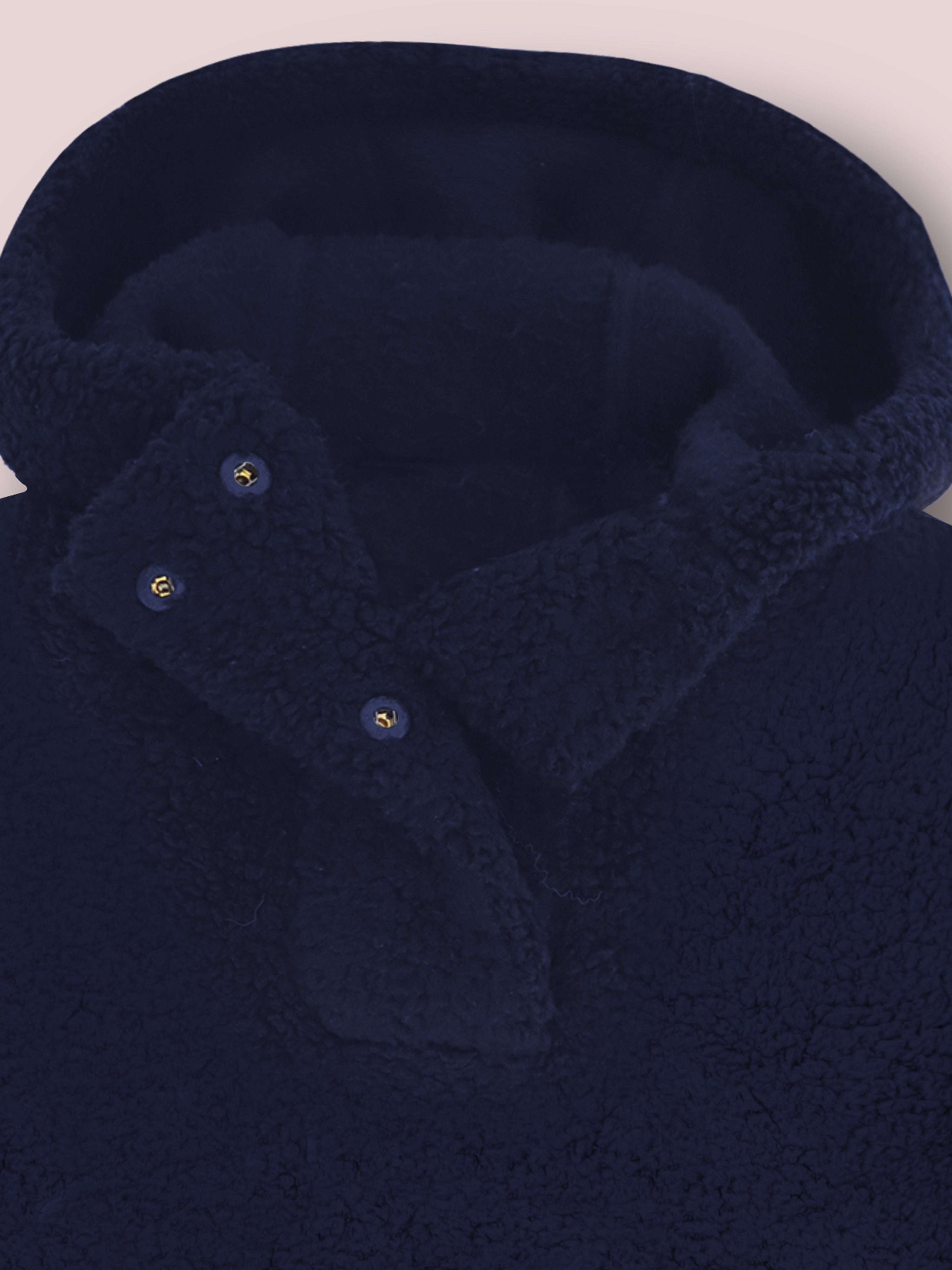 Cherry Crumble Joy Chic Navy Sweatshirt