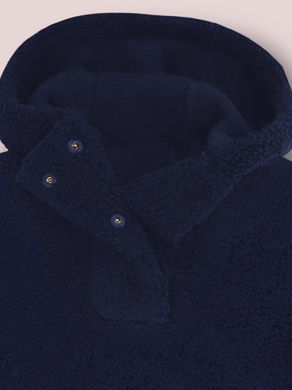 Cherry Crumble Joy Chic Navy Sweatshirt