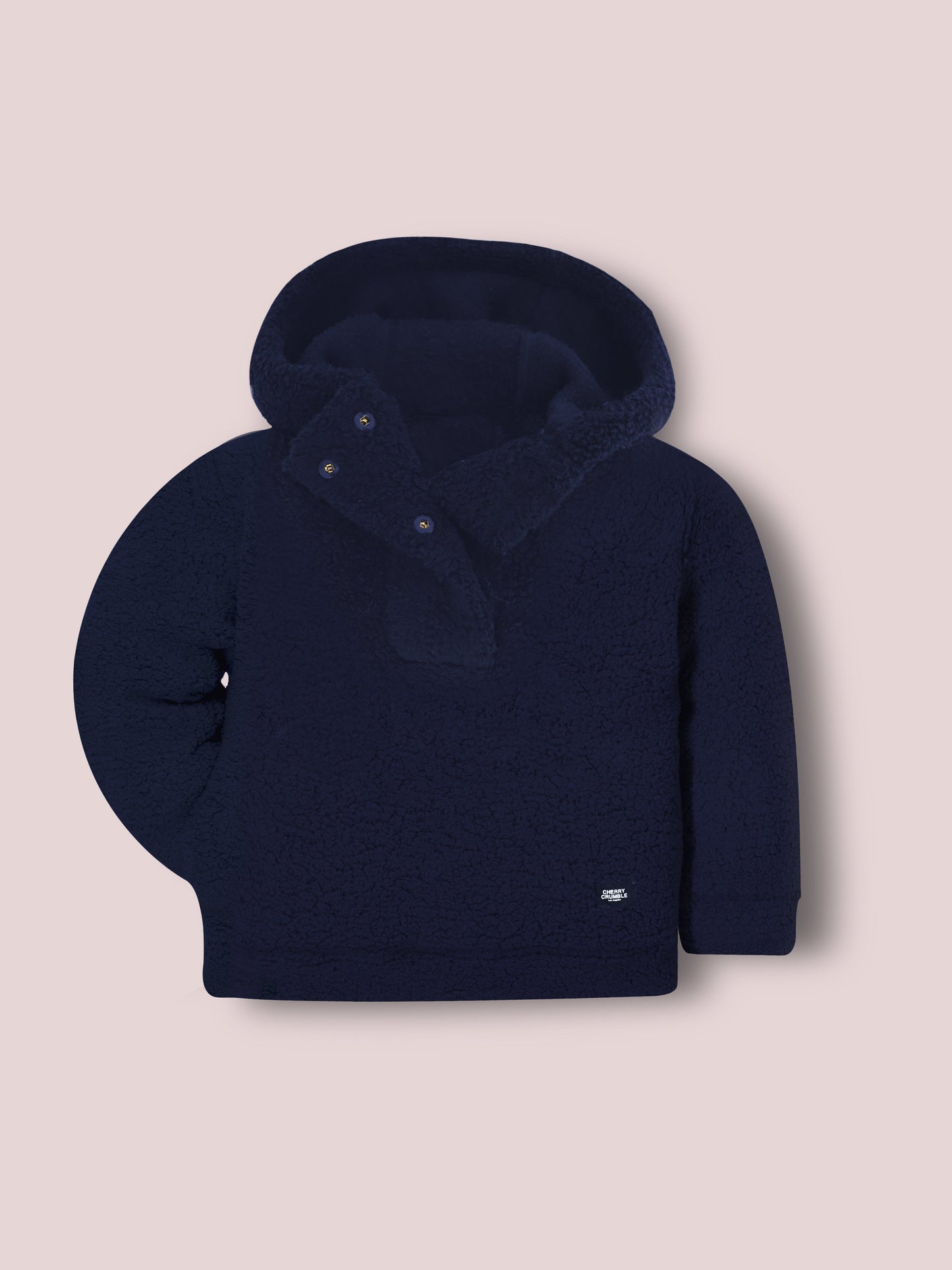 Cherry Crumble Joy Chic Navy Sweatshirt
