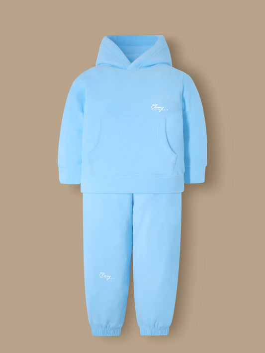 Cherry Crumble Twinkle Blue Sweatshirt Set