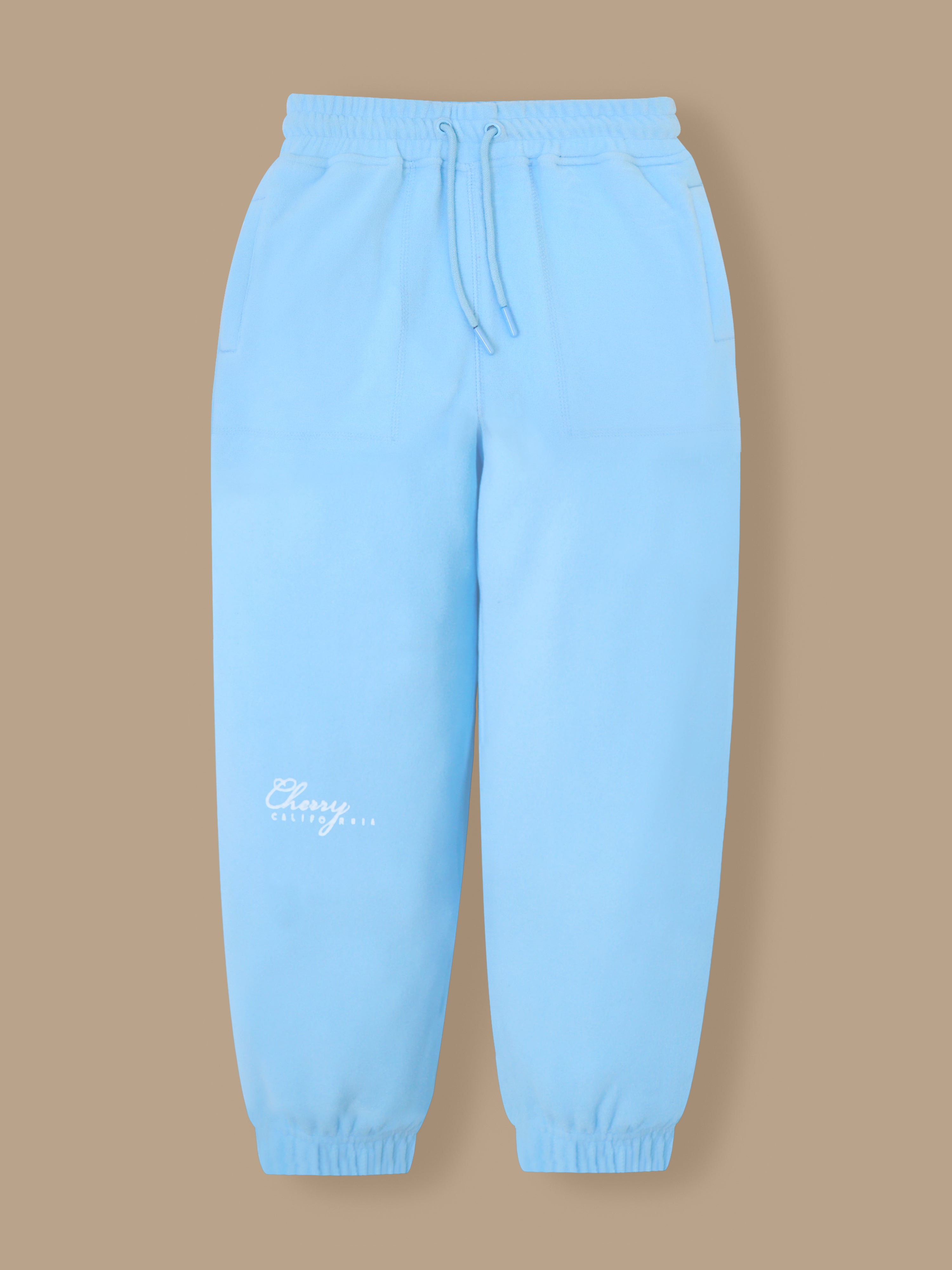 Cherry Crumble Twinkle Blue Sweatshirt Set