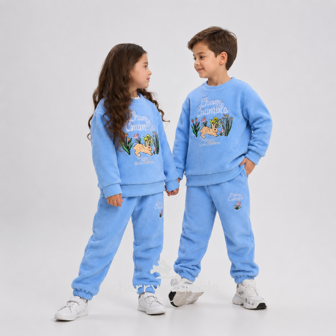 Unisex Graphic Print Full Sleeves Sweatshirt with Jogger Co-Ord Set