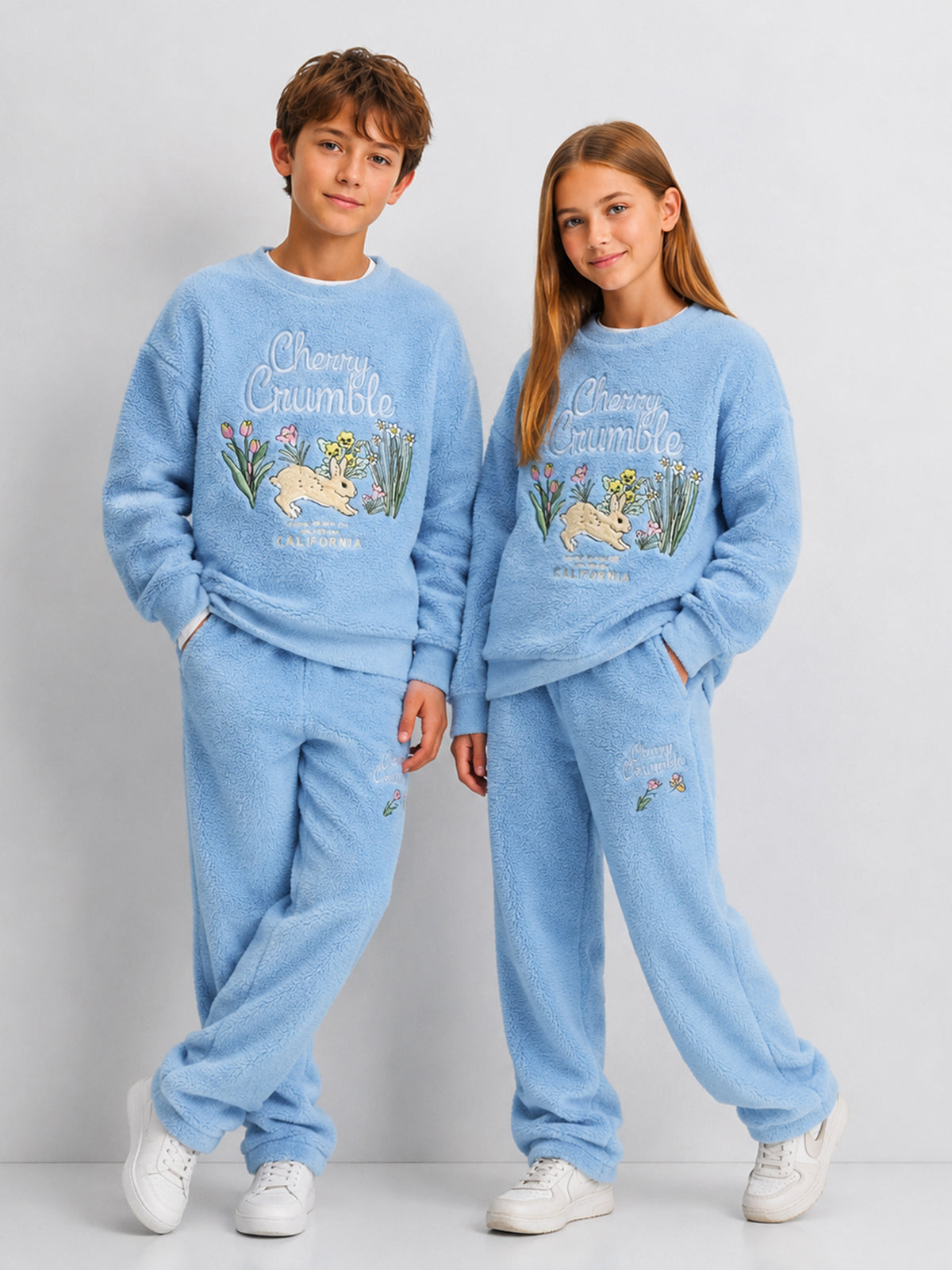 Unisex Graphic Print Full Sleeves Sweatshirt with Jogger Co-Ord Set