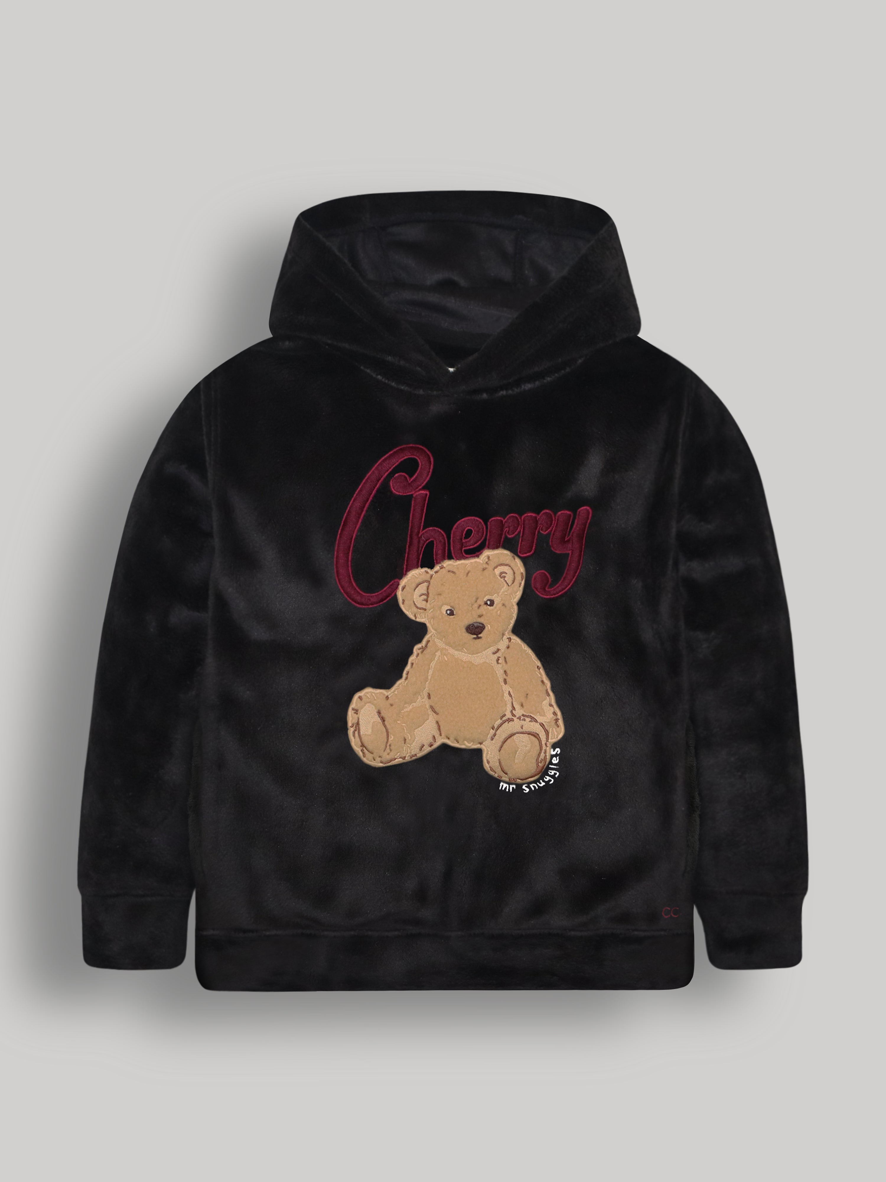 Cherry Crumble Black Luxe Hoodie