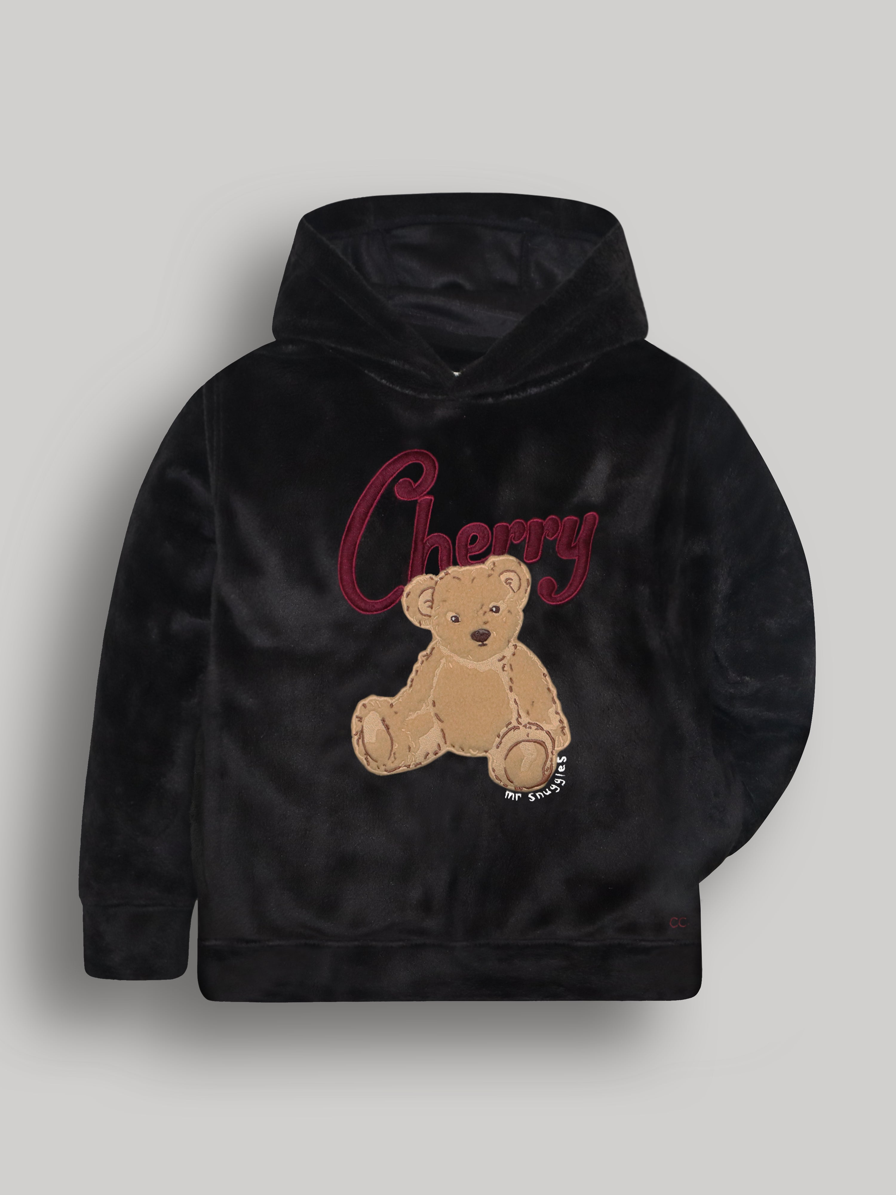 Cherry Crumble Black Luxe Hoodie
