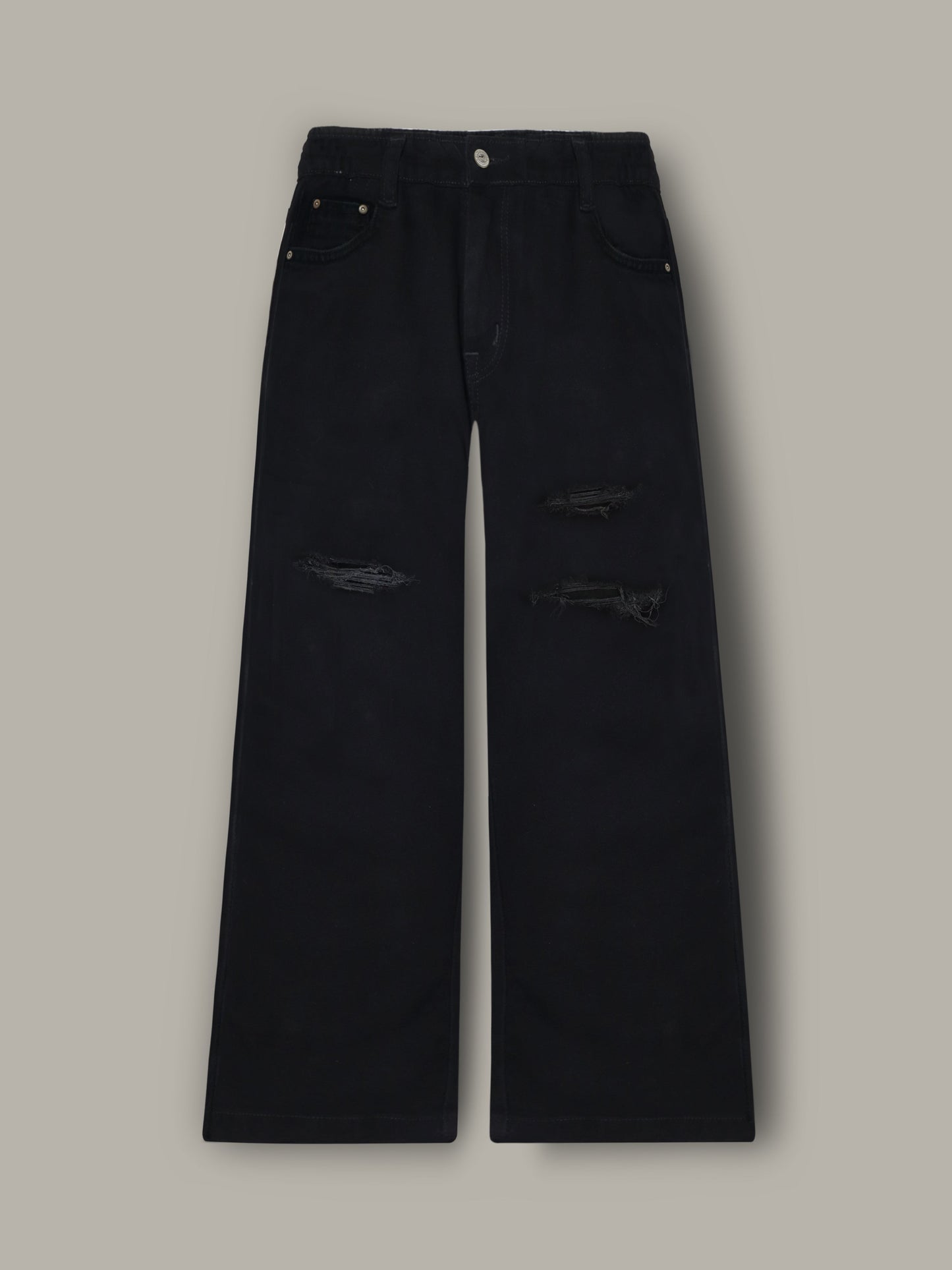 Black Easy Fit Trouser