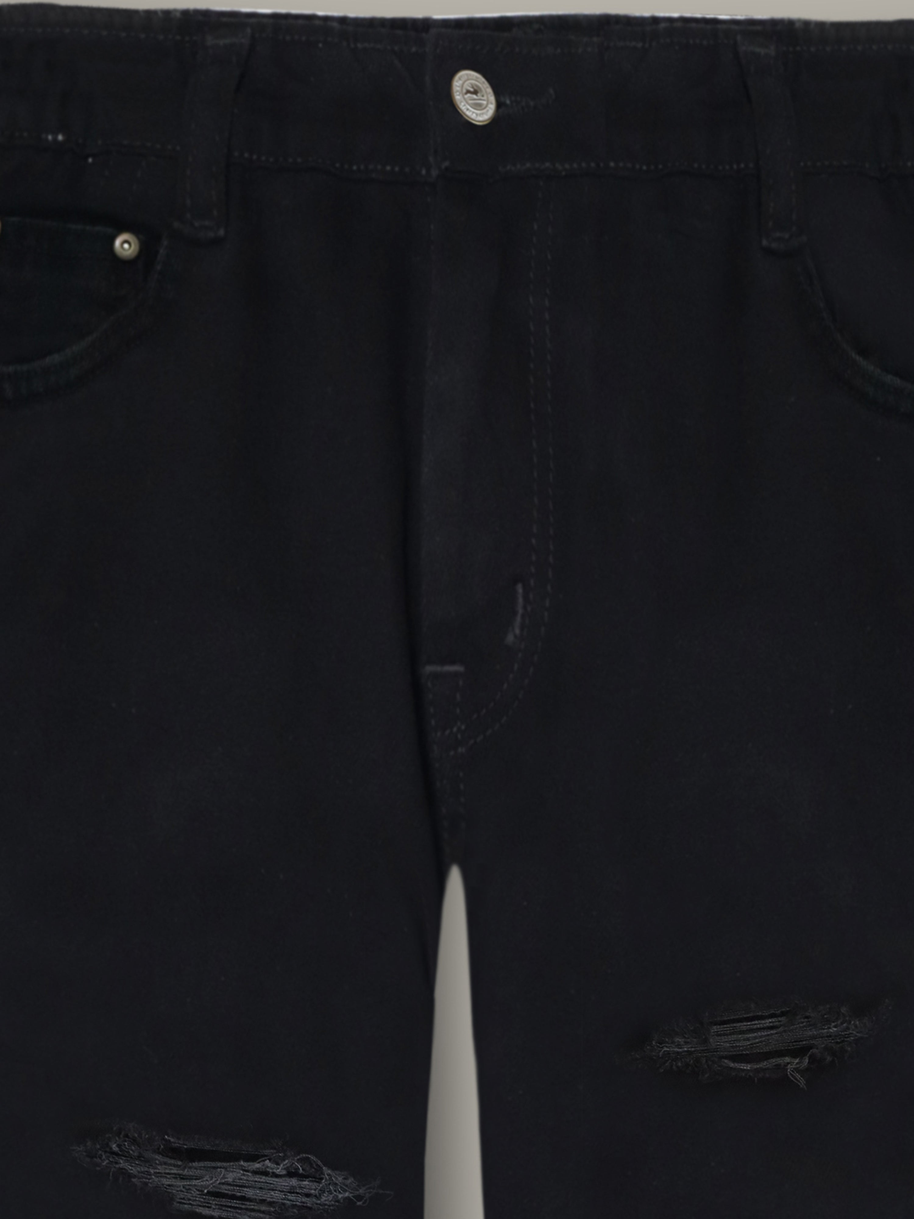 Black Easy Fit Trouser