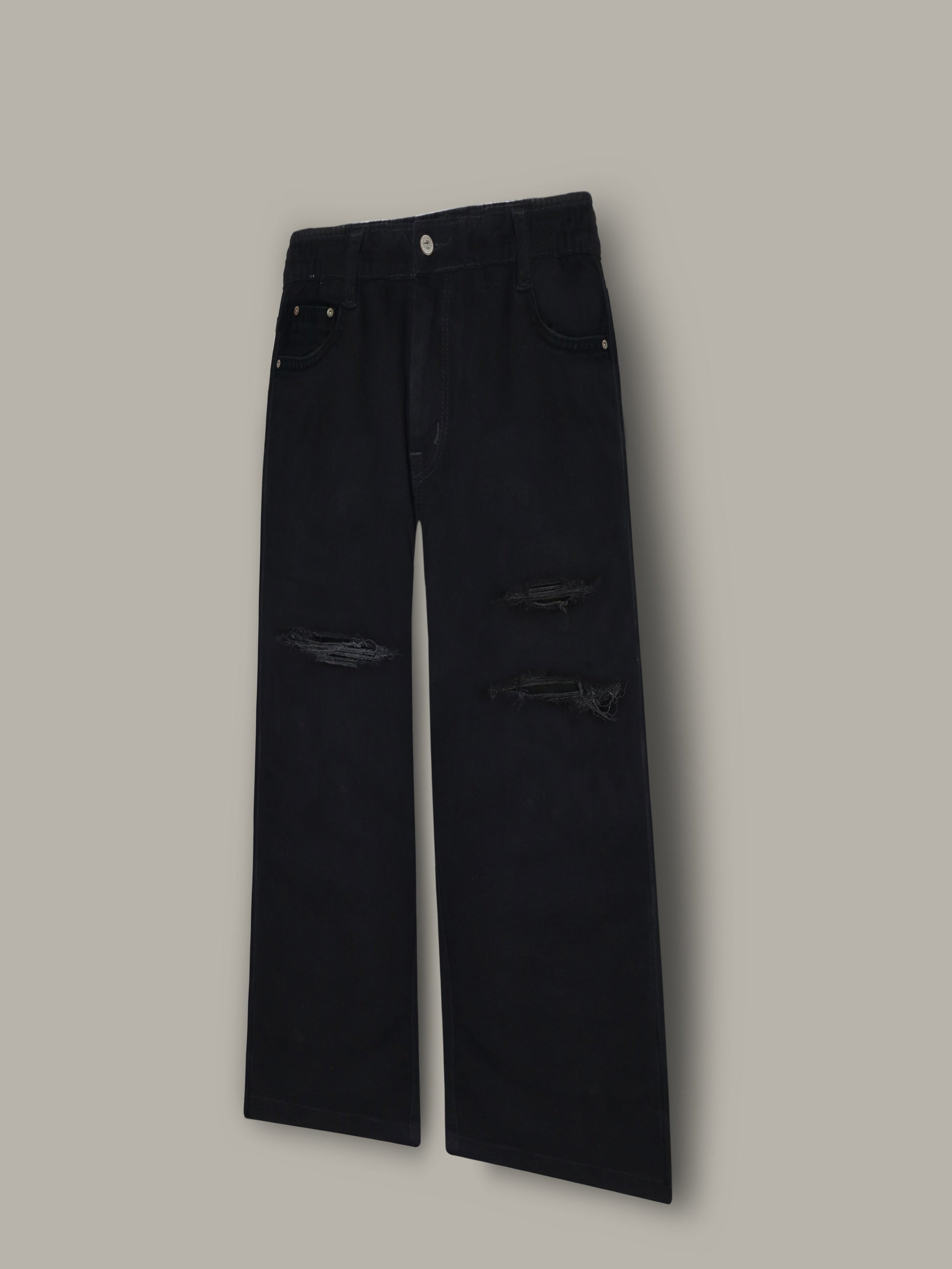 Black Easy Fit Trouser