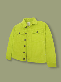 Make a bold fashion statement with the Cherry Crumble Neon Green Winter Jacket, a vibrant and versatile outerwear piece designed for both style and comfort.