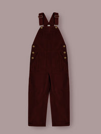 Add a playful yet stylish touch to your girl’s summer wardrobe with the Cherry Crumble Maroon Vertical Lines Summer Dungaree. this dungaree promises breathability and comfort.