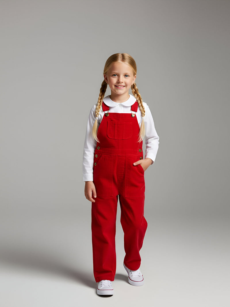 Add a fresh and playful touch to your girl’s summer wardrobe with the Cherry Crumble Peach Vertical Lines Summer Dungaree. this dungaree offers breathability and comfort.