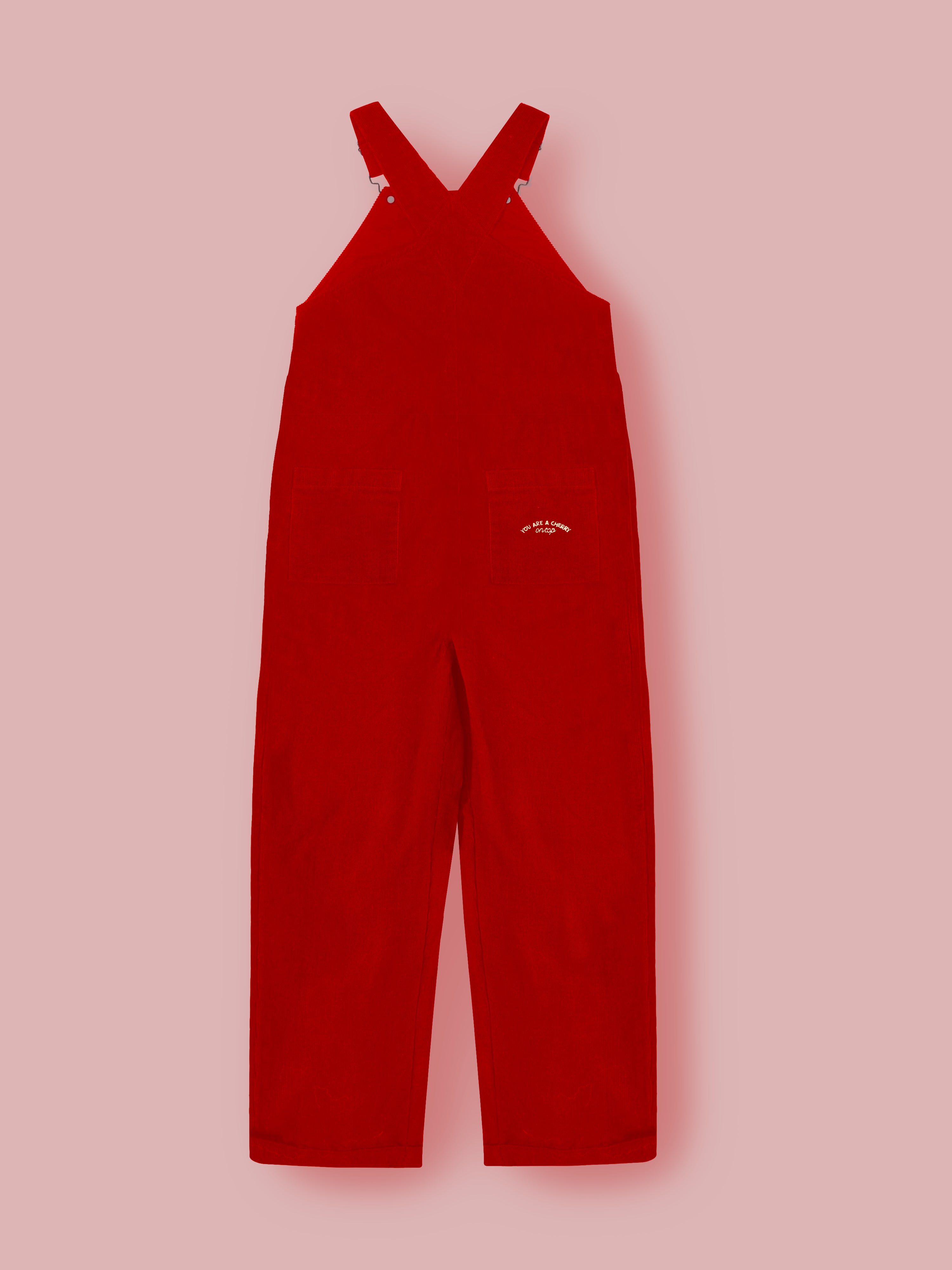 Girls Peach Cotton Dungaree – Classic Summer Fit