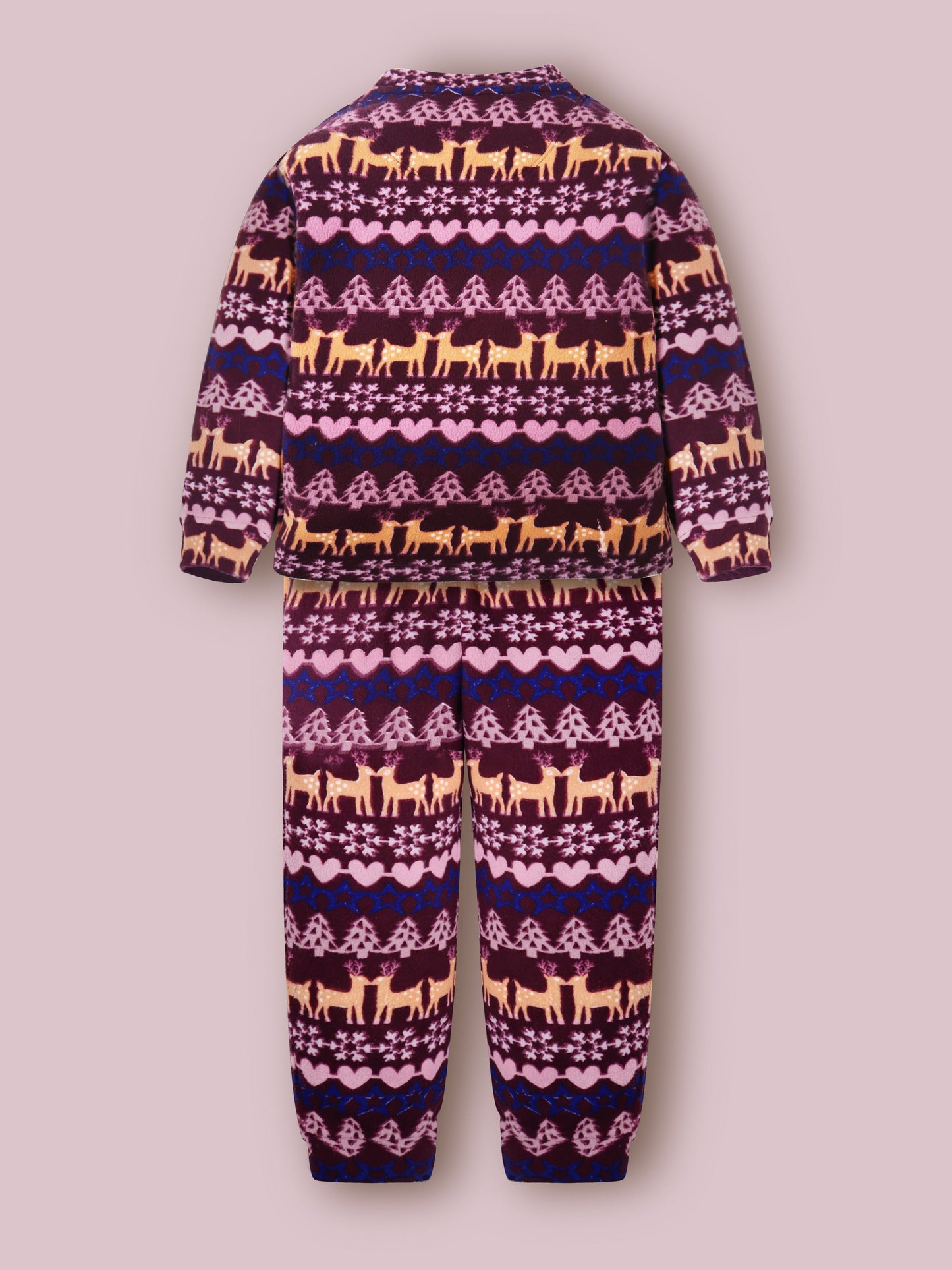 Cherry Crumble Multicolor Winter Wonder Nightsuit