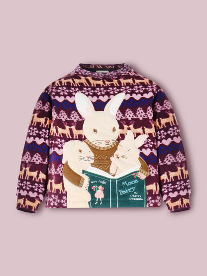 Cherry Crumble Multicolor Winter Wonder Nightsuit