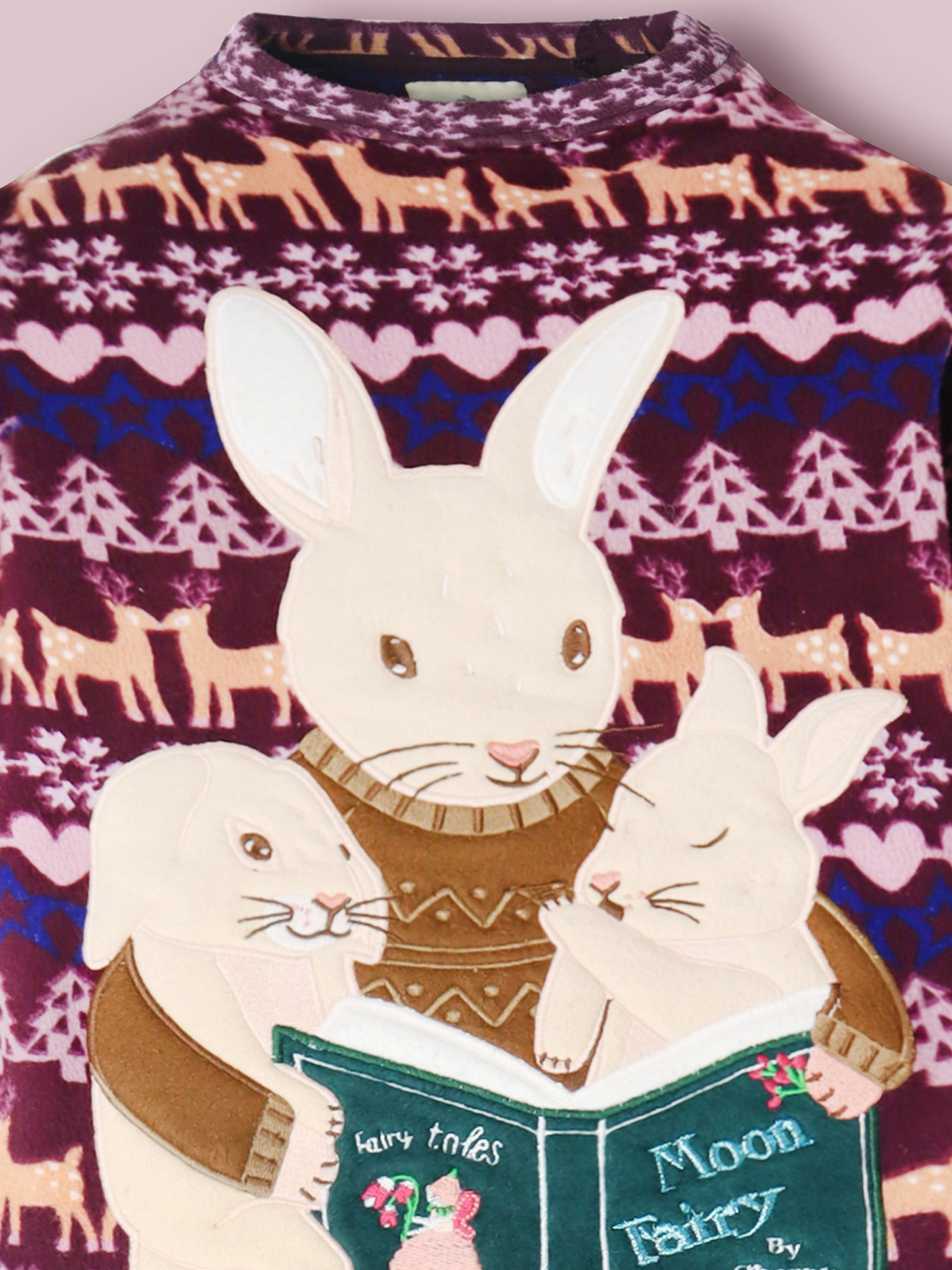 Cherry Crumble Multicolor Winter Wonder Nightsuit