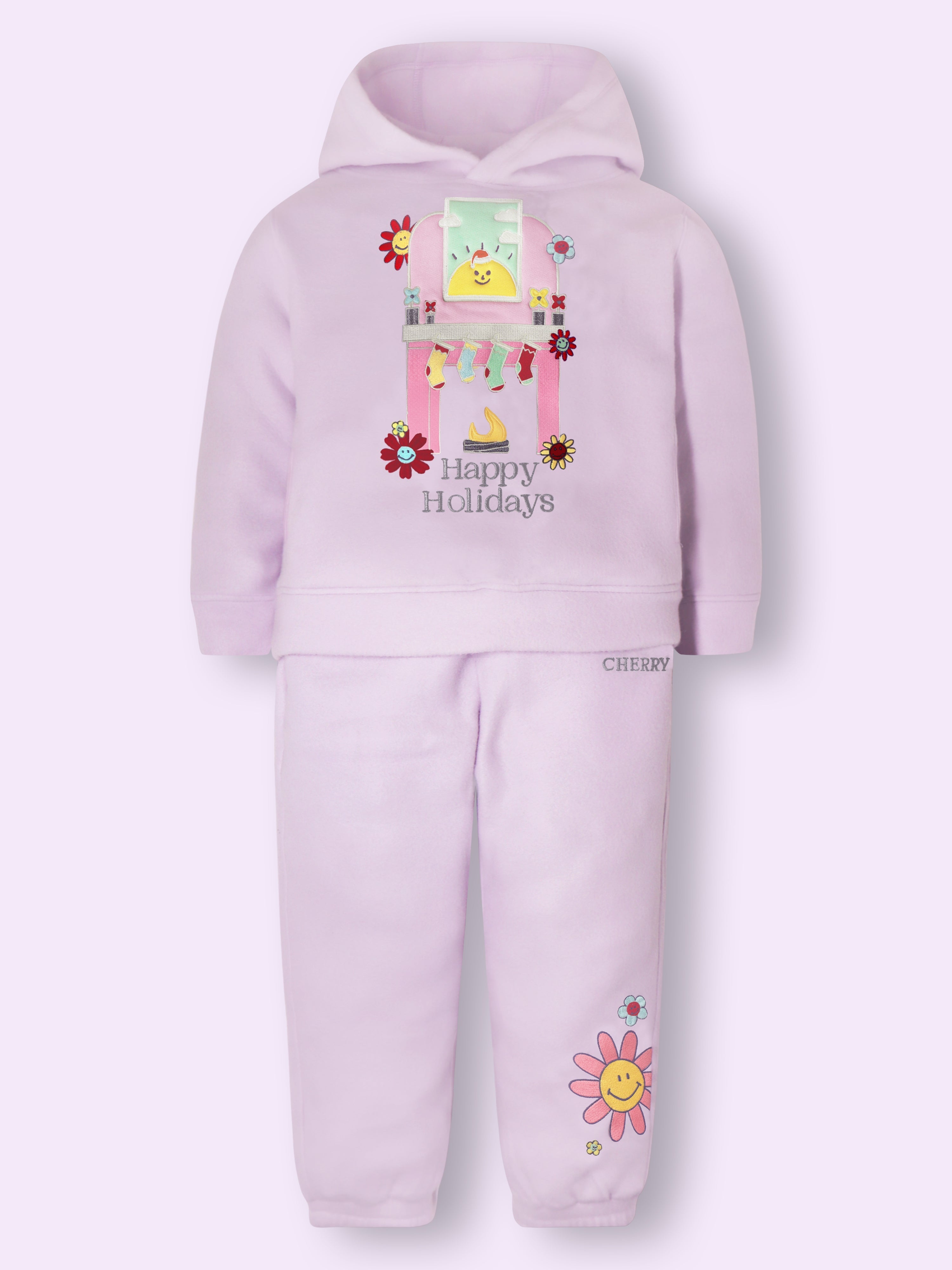 Cherry Crumble Liliac Winter Glow Sweatshirt