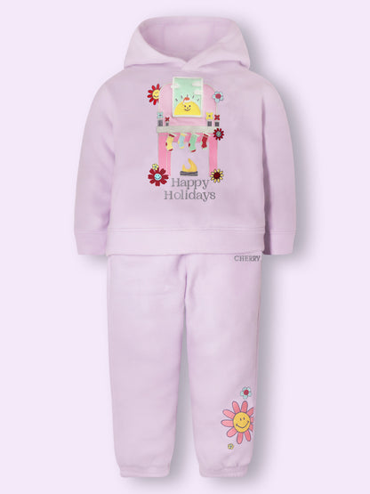 Cherry Crumble Liliac Winter Glow Sweatshirt