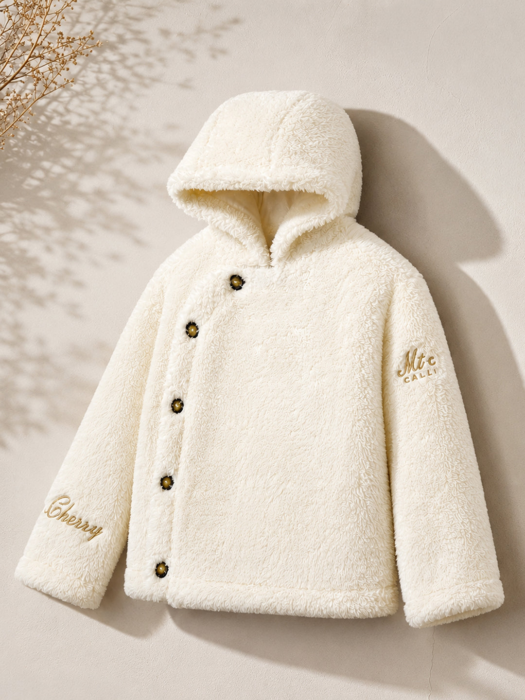 Kids Unisex Fleece Hooded Jacket