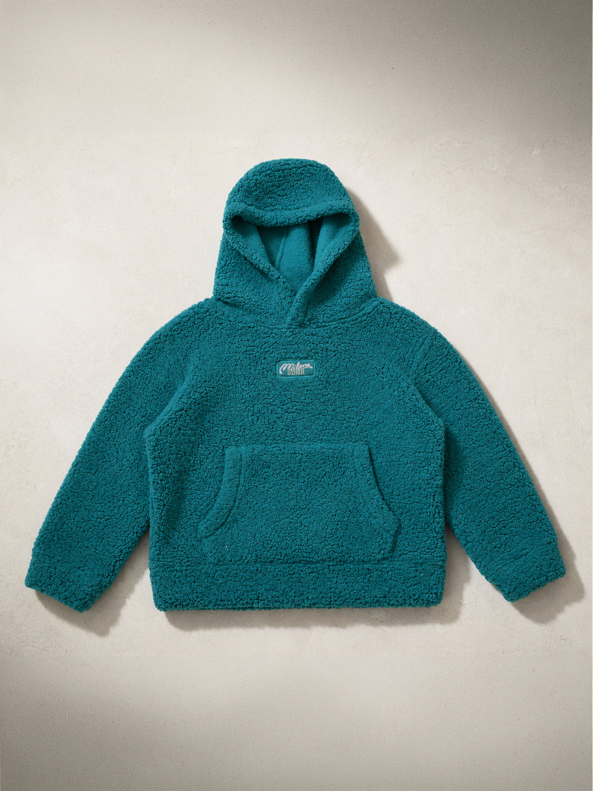 Kids Unisex Teal Green Hooded Sweatshirt