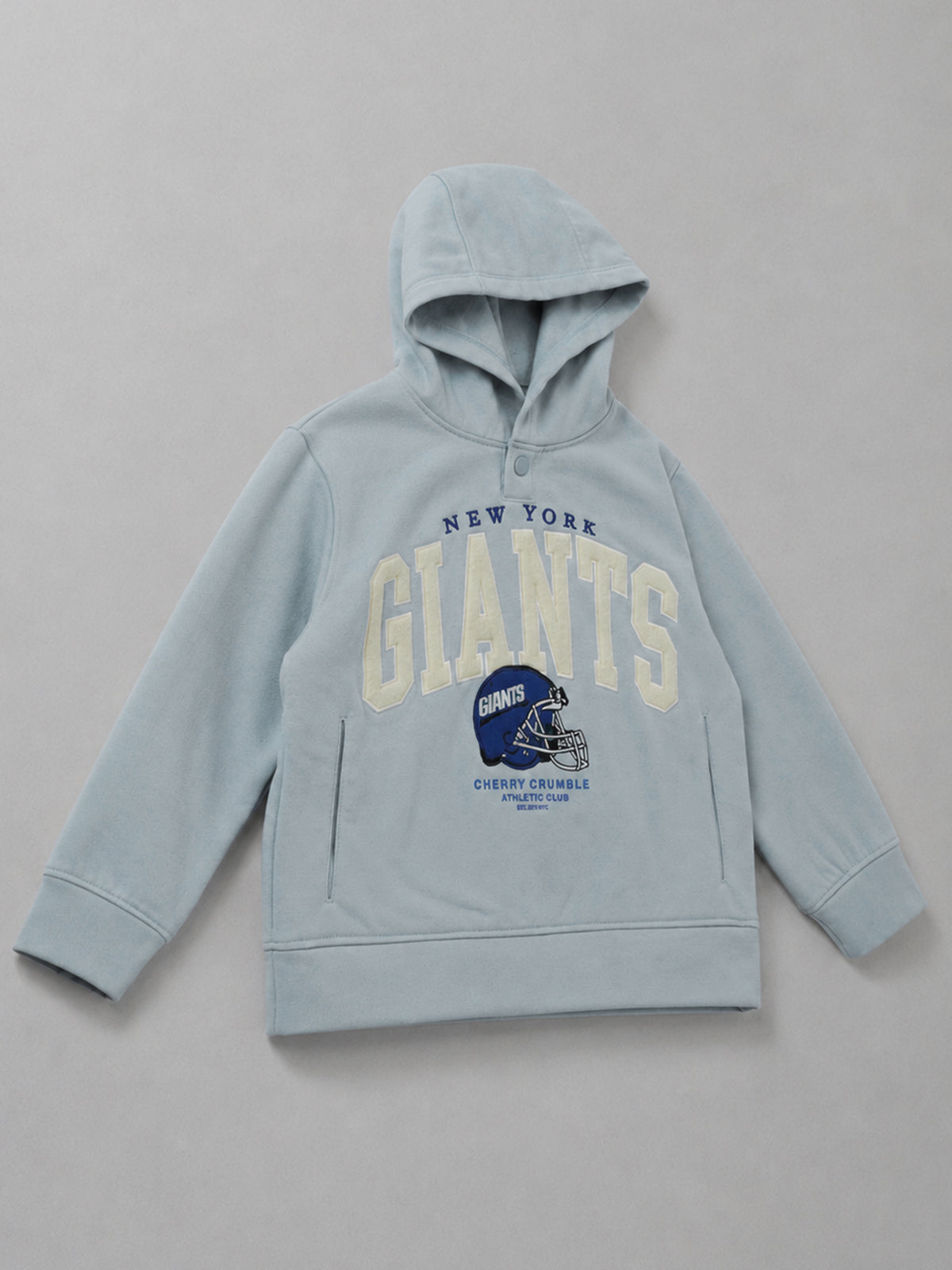 Unisex Kids Grey Hooded Sweatshirt