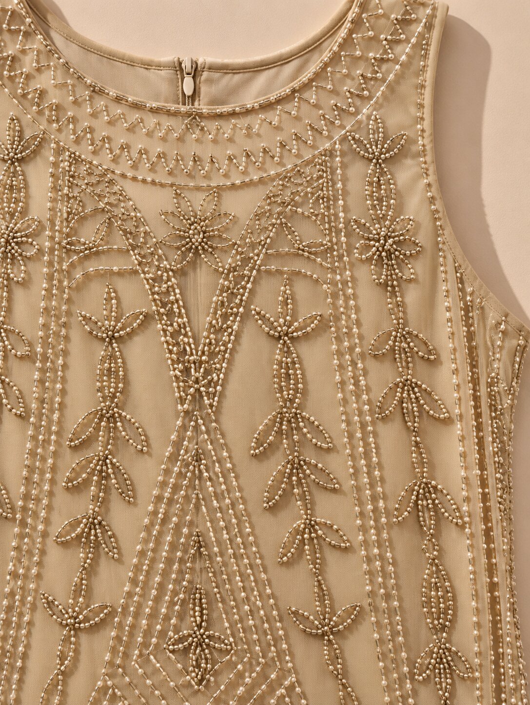 Girls Light Grey Sequin Embellished Party Dress