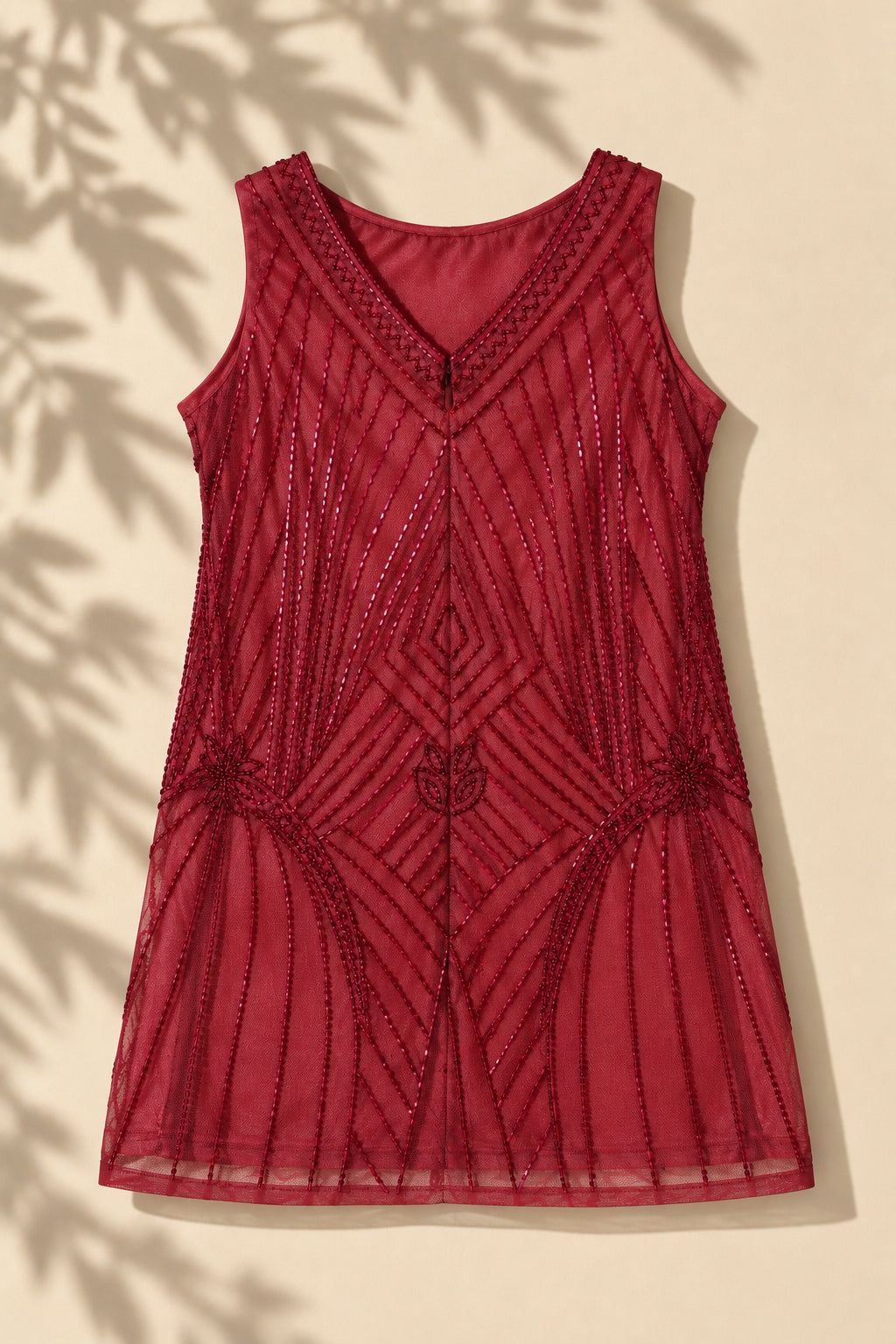 Girls Pink Beaded Embellished A-Line Party Dress
