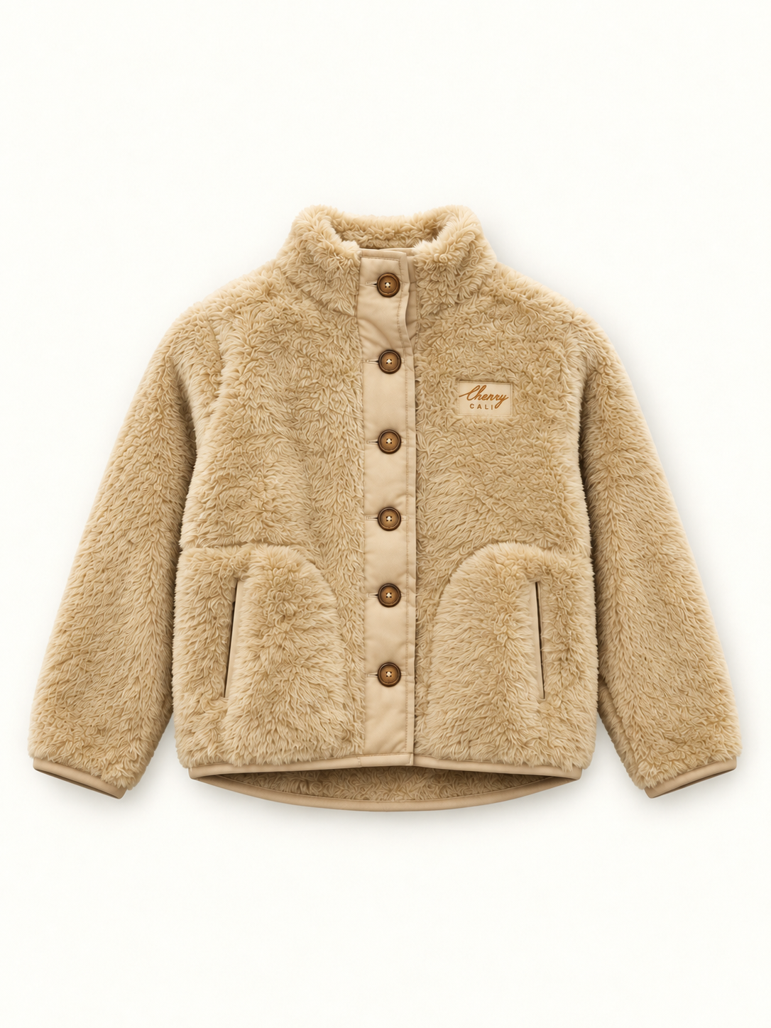 Unisex Kids Cozy Teddy Fleece Coat