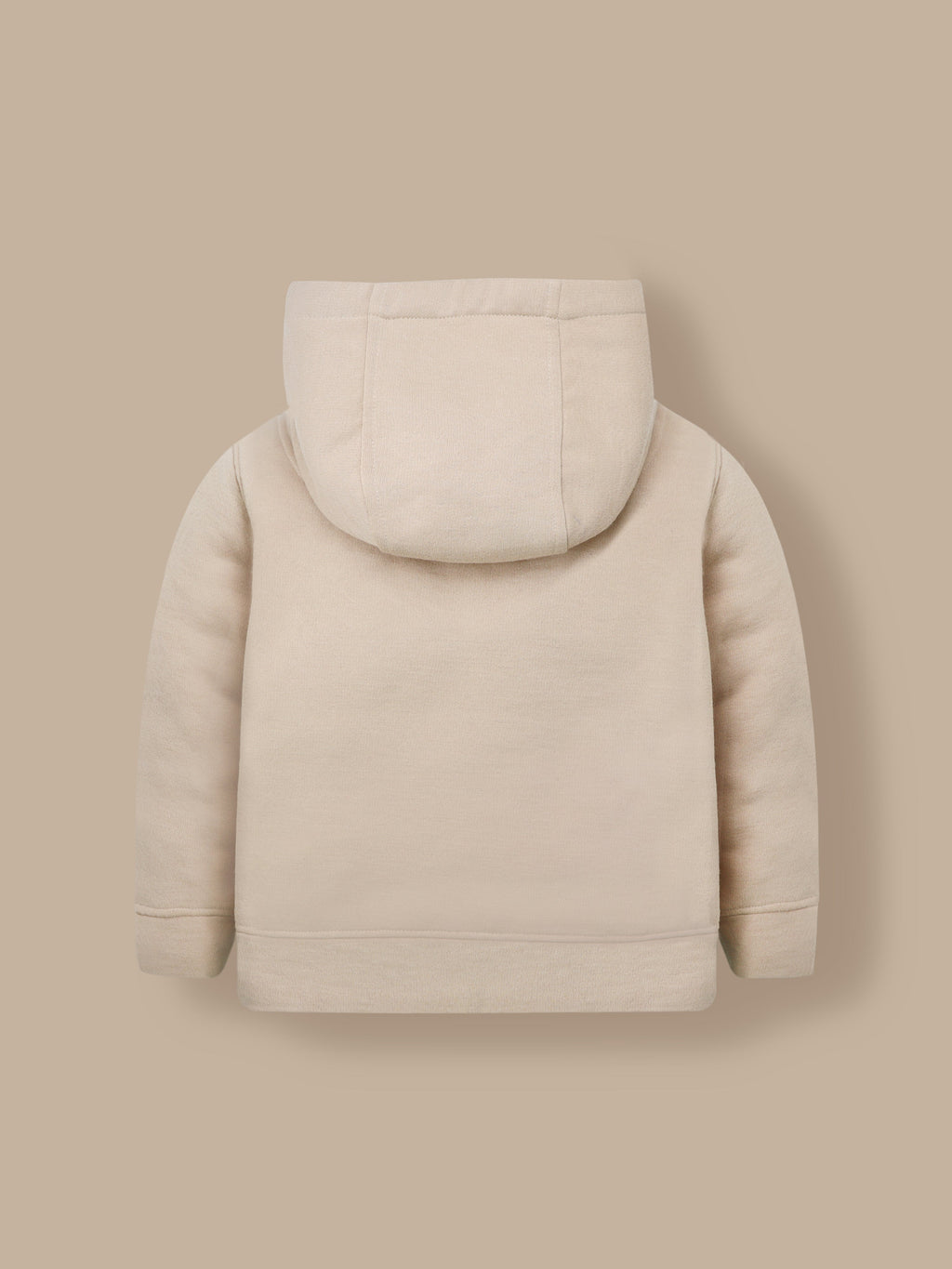 Cherry Crumble Elegant Beige Hoodie