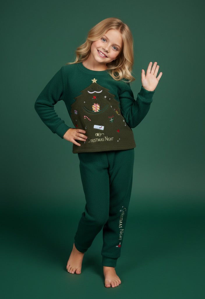 Green Forest Cuddle Nightsuit