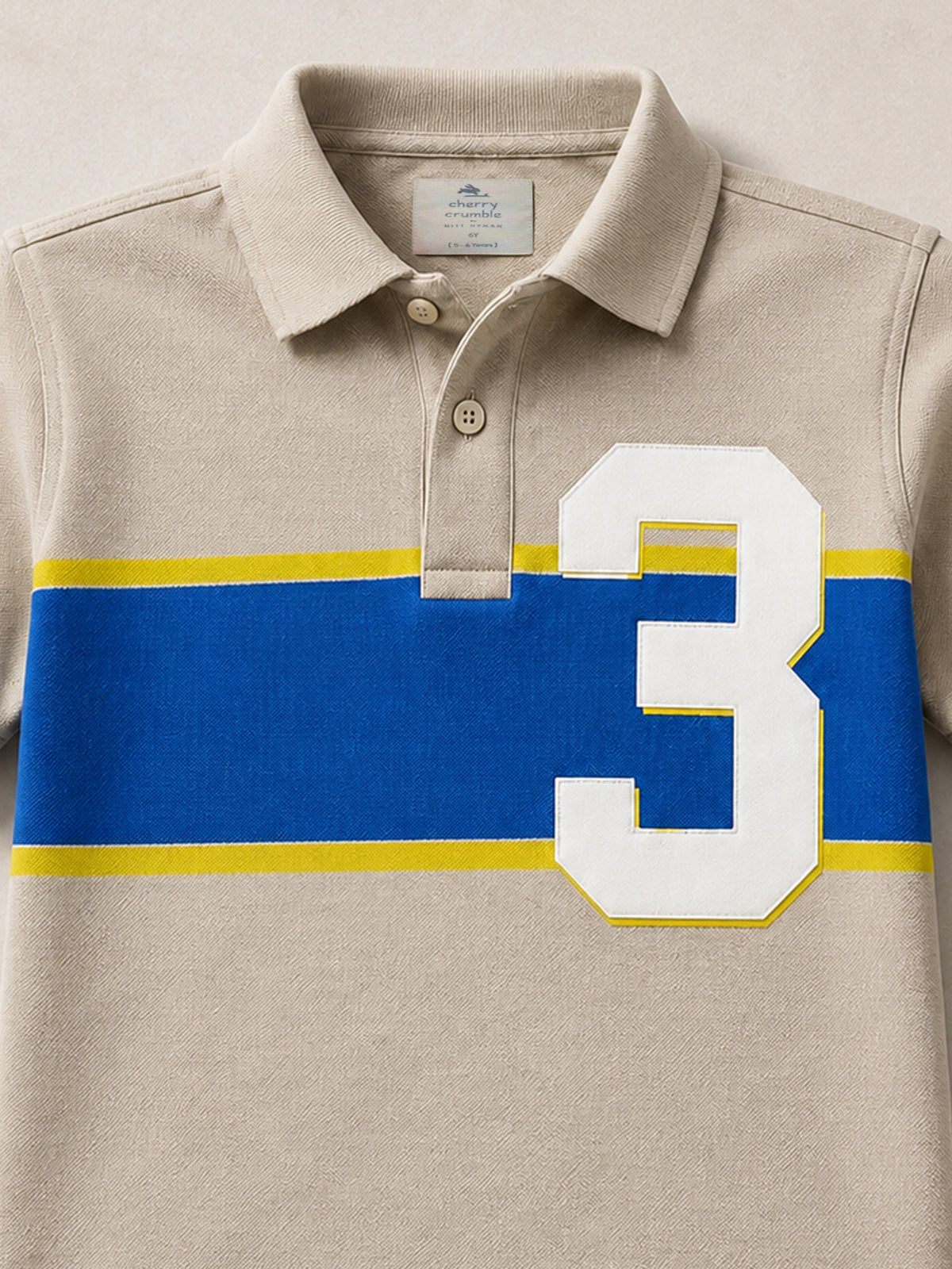 Kids Sporty Color-Block Polo T-Shirt