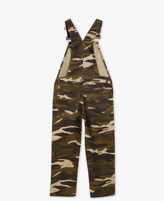 Unisex Kids Regular Fit Camouflage Dungaree